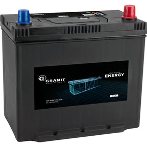 Battery GRANIT 12V 45Ah Endurance Energy with blue and red terminals