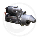 Starter motor 24V 4kW for machinery, Prestolite, gray metal housing with top solenoid
