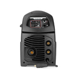 Telwin Technomig 210 welder, black unit with front-panel controls and cable connectors.