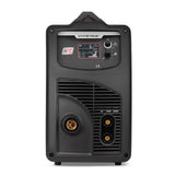Telwin Technomig 215 Dual Synergic Welder, 230V, black welding machine with control panel and connectors