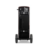 Telwin Electromig 300 Synergic Welder on a wheeled cart, black with red trim