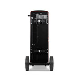 Telwin Electromig 400 Synergic Welder on a black wheeled trolley with red trim