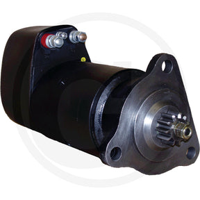 Prestolite starter motor, black housing, 24V 5.4kW for machinery.