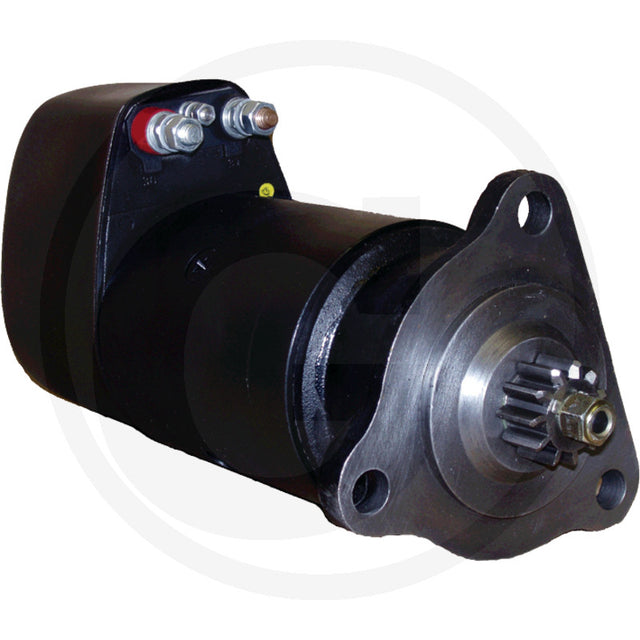 Prestolite starter motor, black housing, 24V 5.4kW for machinery.