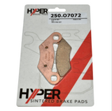 Brake pad set Hyper sintered copper, 2 pcs, for UTV/ATV on card