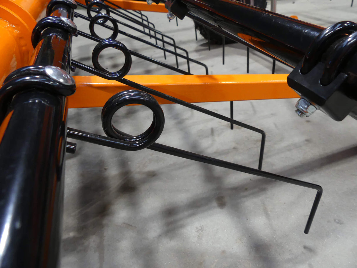 Chapman AH200 Arena Harrow 2.0m on orange frame with black coil springs