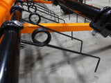 Chapman AH200 Arena Harrow 2.0m on orange frame with black coil springs