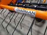Chapman AH200 Arena Harrow, 2.0m, orange frame with black tines and rear roller