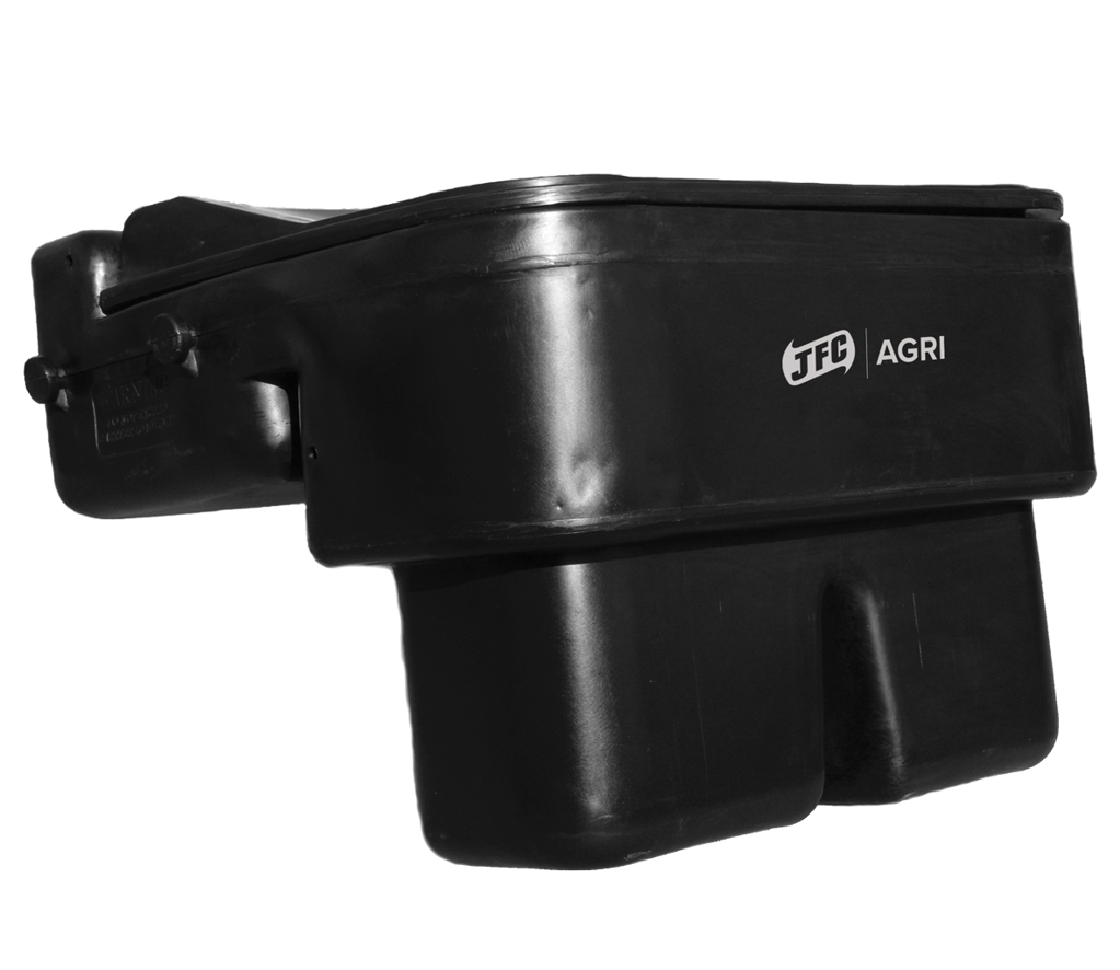 ATV Carrier Box 200L, rear-mount black plastic by JFC Agri