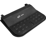 ATV carrier box lockable lid by JFC Agri, black polyethylene, fits ATV-CBD (200L) & ATV-CBS (150L), durable.
