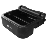 ATV storage box 150L rear-mount by JFC Agri in black plastic; lid sold separately