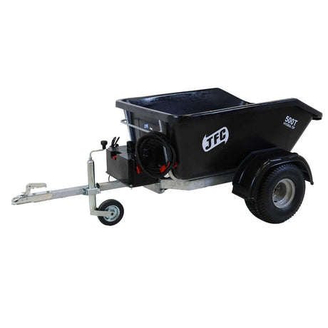 JFC Agri ATV Hydraulic Tipping Trailer, black, 500kg capacity