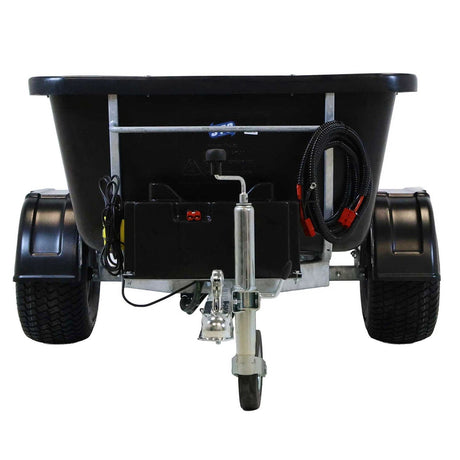 Agri ATV Hydraulic Tipping Trailer by JFC Agri, black, 500kg capacity, not for highway use