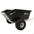 JFC Agri ATV Tip Assist Trailer, black, 500kg capacity, gas-strut tipping