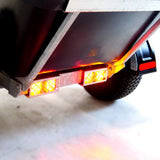 JFC Agri ATV Tip Assist Trailer, black with mudguards and lights, 500kg capacity