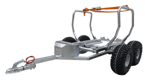 Chapman BT500 ATV Bale Transporter trailer with twin axle and electric winch.