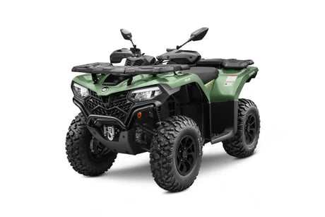 CFMOTO CForce 520 ATV, 495cc 4WD with EPS and LED headlights, rugged green quad for trails and work.