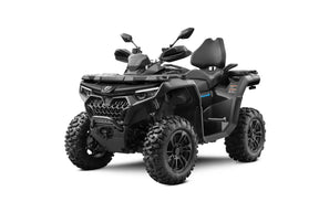 CFMOTO CForce 850 Touring Nebula Black ATV with two-up seating and winch