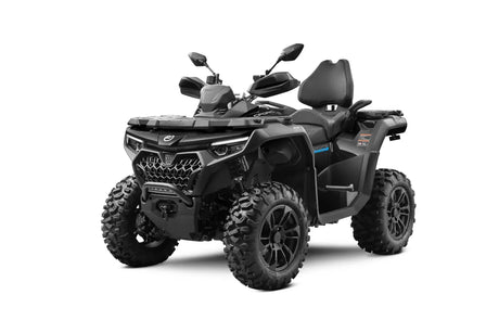 CFMOTO CForce 850 Touring Nebula Black ATV with two-up seating and winch