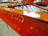 Chapman TH200 tine harrow on bright orange frame with 40 spring tines