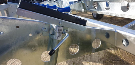 Chapman GT920 Cornish Pilot Gig Boat Trailer, hot-dip galvanised twin-axle, IVA approved