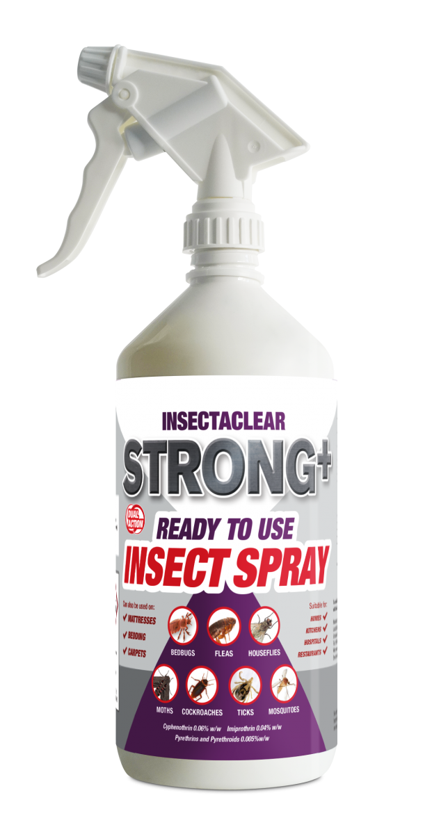 Insectaclear Strong+ 1 Litre Ready-to-Use Insect Spray with Dual Action