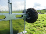 Chapman ATV low-sided trailer, 5x3ft, hot-dip galvanised steel with side-mounted wheel