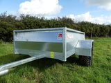 Chapman LT150 ATV trailer, low-sided galvanized steel, 5x3ft, 250kg MGW