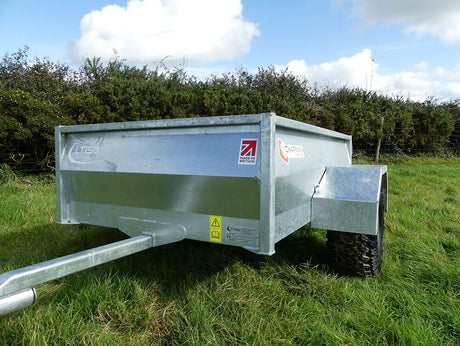 Chapman LT150 ATV trailer, low-sided galvanized steel, 5x3ft, 250kg MGW