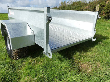 Chapman LT150 ATV low-sided utility trailer, 5x3ft, 250kg MGW, hot-dip galvanized