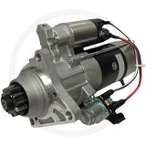Starter motor Prestolite, 24V for Volvo equipment; silver housing