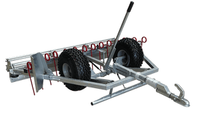 Chapman MG250 Arena Leveller, galvanised steel, 2.3m bar for tow or 3-point linkage