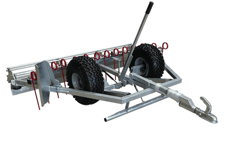 Chapman MG250 Arena Leveller, galvanised steel, 2.3m bar for tow or 3-point linkage