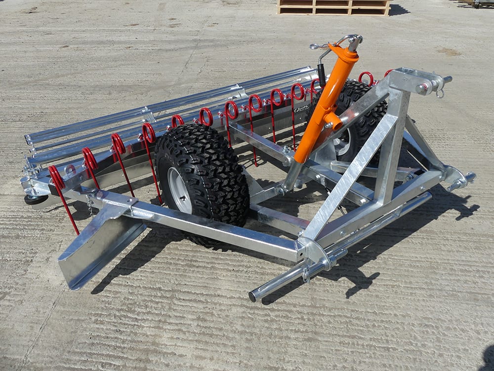 Chapman MG250 Arena Leveller, galvanised steel, 2.3m, suitable for towing or 3-point linkage