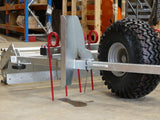 Chapman MG250 Arena Leveller, galvanised steel construction for tow or 3-point linkage