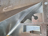 Chapman MGF350 Mounted Game Feeder metal frame with rusted panels