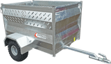 Chapman ST150 ATV stock trailer 5x3ft, hot-dip galvanized steel, 750kg MGW