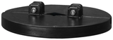 Heater collar lid HL350-HC for milk karts, black plastic, JFC Agri livestock waterers