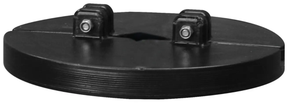 Heater collar lid HL350-HC for milk karts, black plastic, JFC Agri livestock waterers