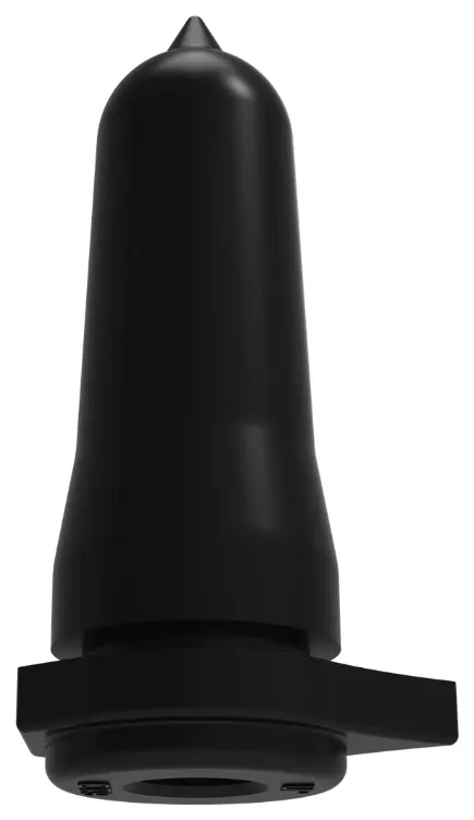 EazyFlow Calf Teat CT9 black rubber nipple for milk karts and livestock feeders