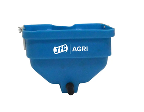 Single Teat Calf Feeder - EazyFlow Teat, blue milk cart by JFC Agri