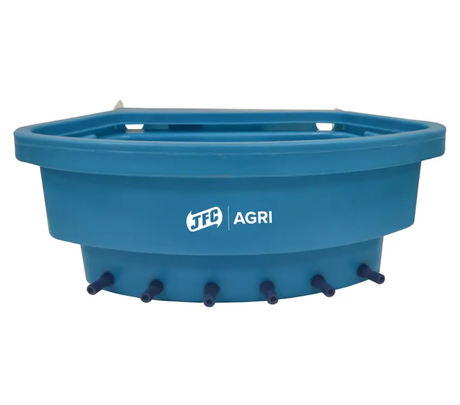 6-teat calf feeder blue Milk Kart with starter teats, JFC Agri