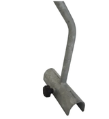 Heat lamp bracket for calf isolation unit by JFC Agri, galvanised steel