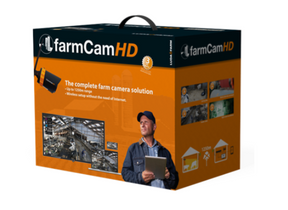 JFC Agri farmCamHD Wireless CCTV Starter Pack orange box with 1 camera and receiver