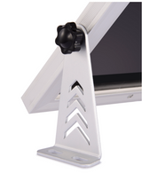 JFC Agri Apollo Solar Batten Light, white metal frame, IP65 indoor solar LED ceiling batten.
