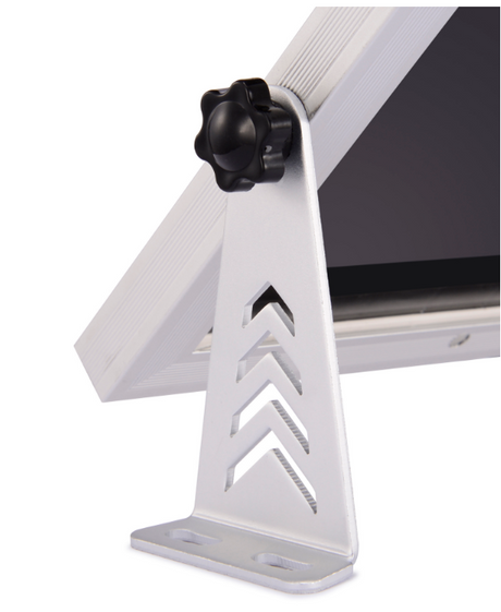 JFC Agri Apollo Solar Batten Light, white metal frame, IP65 indoor solar LED ceiling batten.