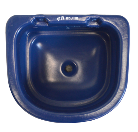 JFC Agri blue wall-mounted horse feed bowl for haybells EQ1-1