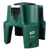 Ringfort Foal Creep Feeder, green plastic 4-port field haybell by JFC Agri