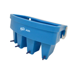 JFC Agri 4-teat lamb feeder with 4 x 2L compartments, blue gate/fence mount.