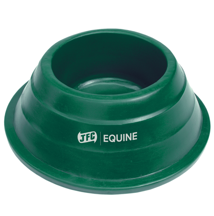 JFC Equine circular floor feeder, green for horses